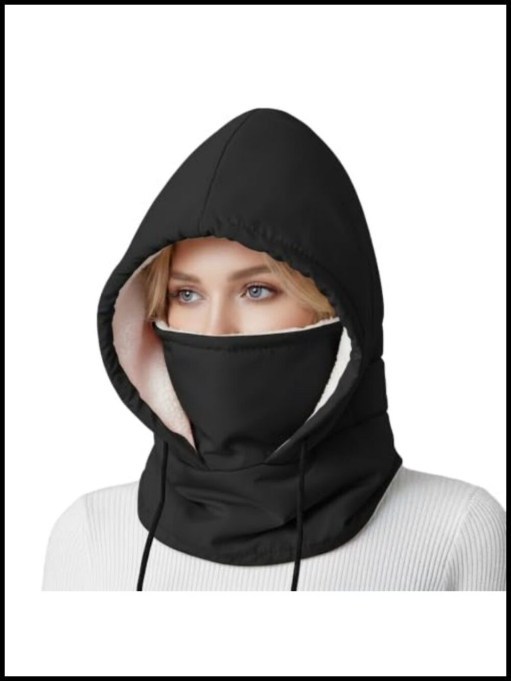 Windproof Water-Resistant Thermal Fleece Lined Ski Balaclava Neck Warmer